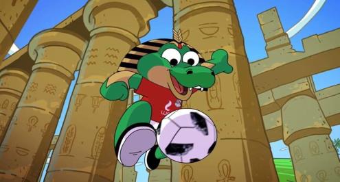 بالفيديو والصور.. "تمساح النيل" تميمة منتخب مصر في كأس العالم